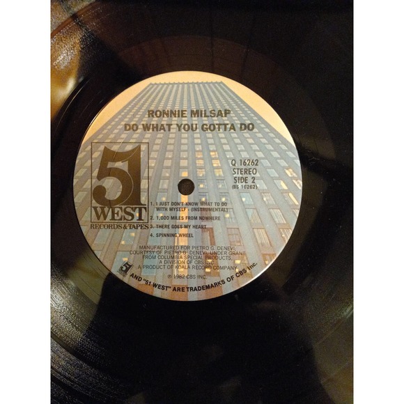 Ronnie Milsap- Do What You Gotta Do -Vinyl LP Records Album- Vintage 1982 - Picture 4 of 5